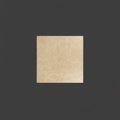 A square beige textured material swatch centered on a dark gray background.