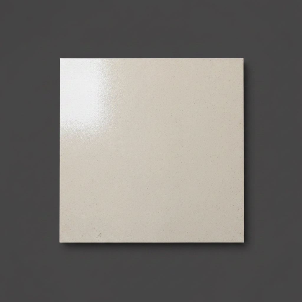 Light beige square ceramic unpolished 40x40cm floor tiles