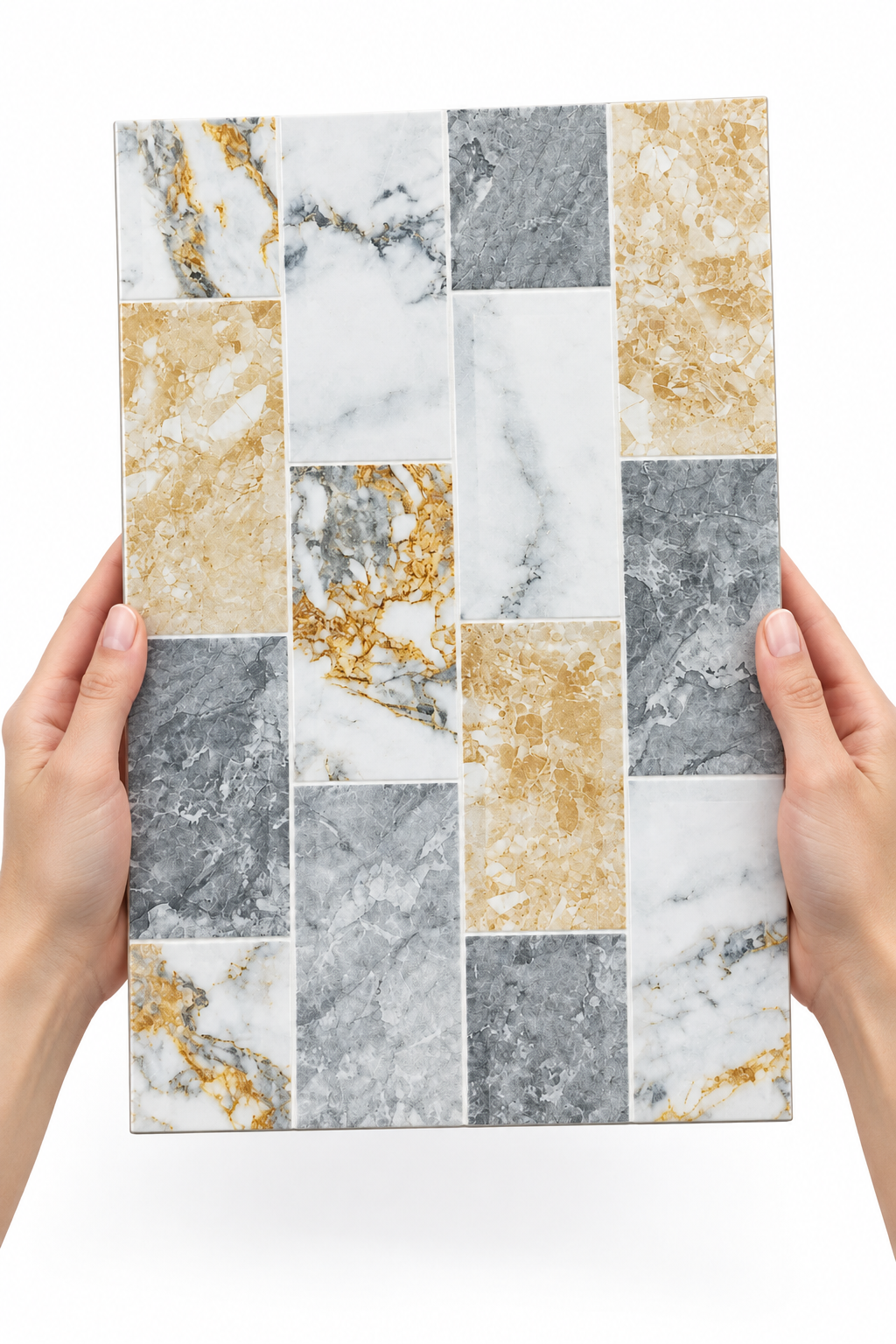 Patchwork marble 25x40cm wall tile (per box)