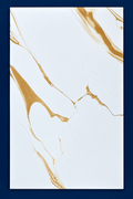White and gold 25x40cm wall tile (per box)
