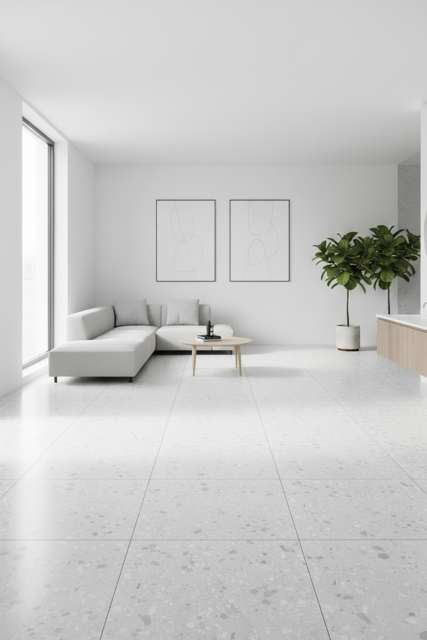 Terrazzo polished premium 60x60cm tile