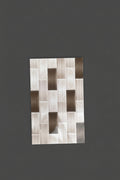 White, gray, and brown woven pattern 25x40cm wall tile (per box)