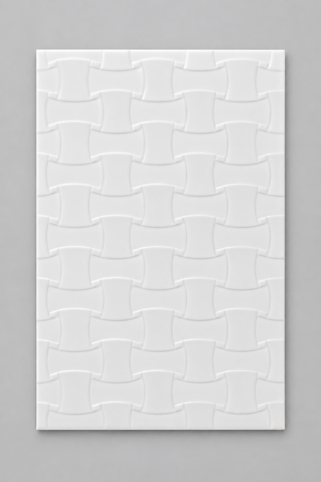 White layered 25x40cm wall tiles (per box)