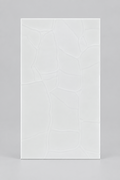 White patterned look 25x40cm wall tile (per box)