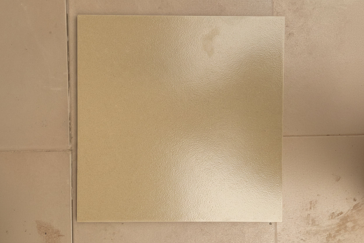 Tan textured panel unpolished 40x40cm