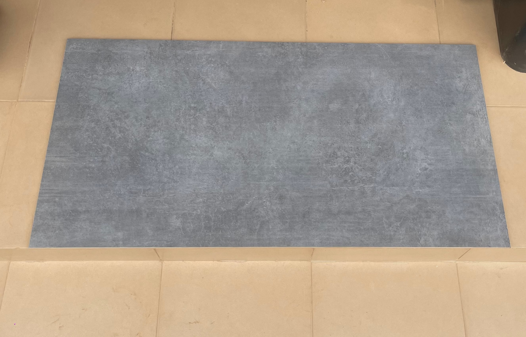 Grey plain look 60x120cm wall tile (per Box)