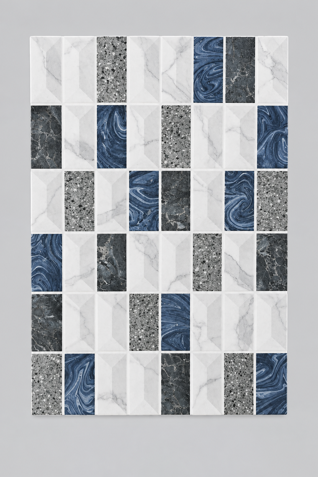Soft white marble with light gray veining 25x40cm wall Tile(per box)